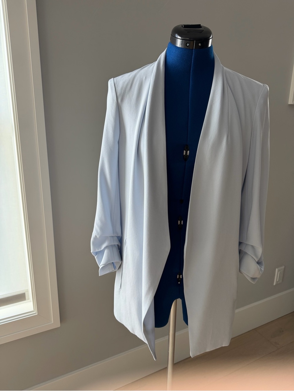 Babaton Draped Open Front Blazer - Picture 2 of 6